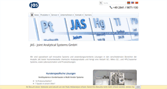 Desktop Screenshot of jas.de