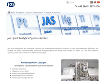 Tablet Screenshot of jas.de