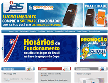 Tablet Screenshot of jas.com.br